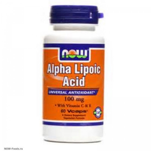 NOW Alpha Lipoic Acid 100 mg - Альфа липоевая кислота - БАД